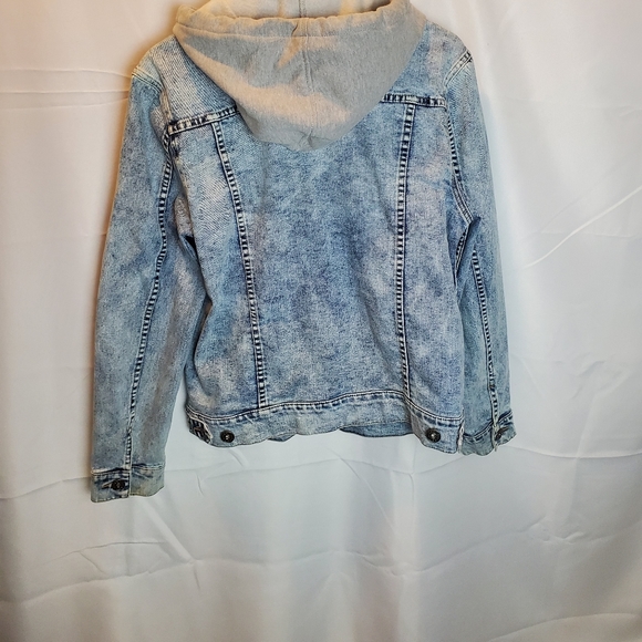Guess Jean Jacket Unisex Jacket Brand: GUESS Los Angeles Size: L - Picture 5 of 15